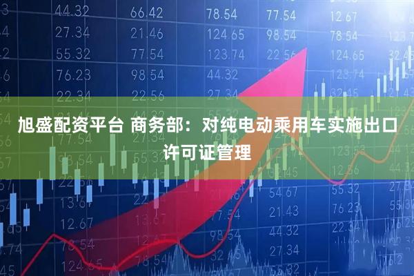 旭盛配资平台 商务部：对纯电动乘用车实施出口许可证管理